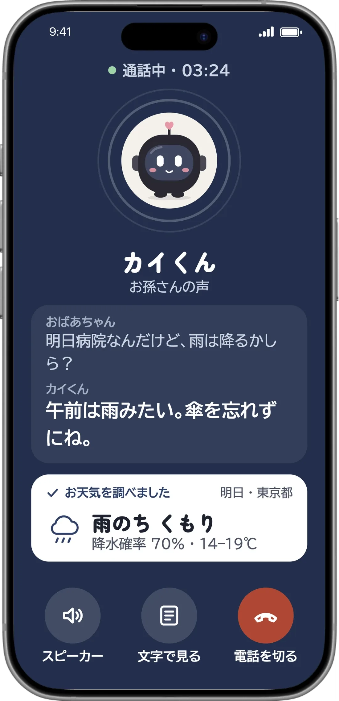 まごでんわ · 電話